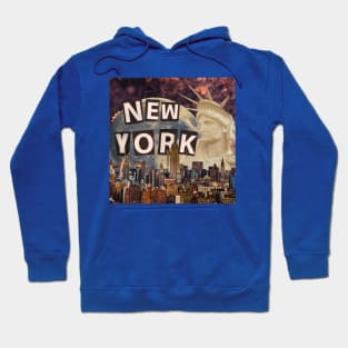 Surreal New York City Collage Hoodie